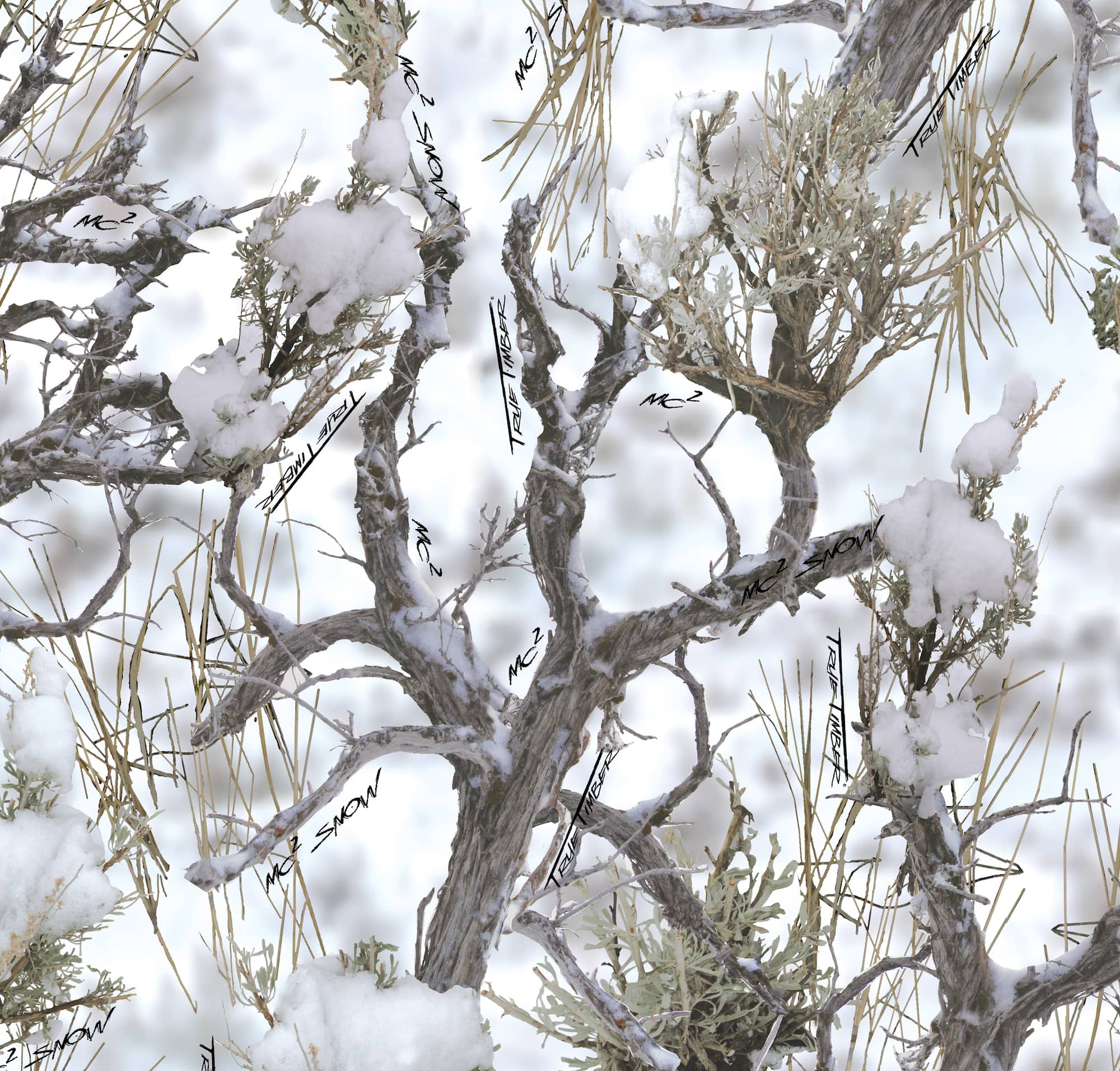 True Timber MC2 Snow Cotton Fabric